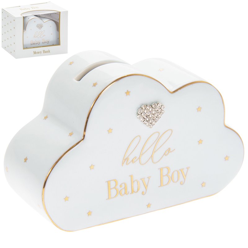 Hello Baby Boy Money Bank